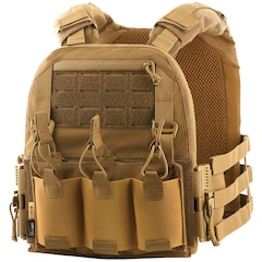 Kamizelka taktyczna typu Plate Carrier M-Tac Cuirass QRS Coyote - na płyty rozmiar S/M