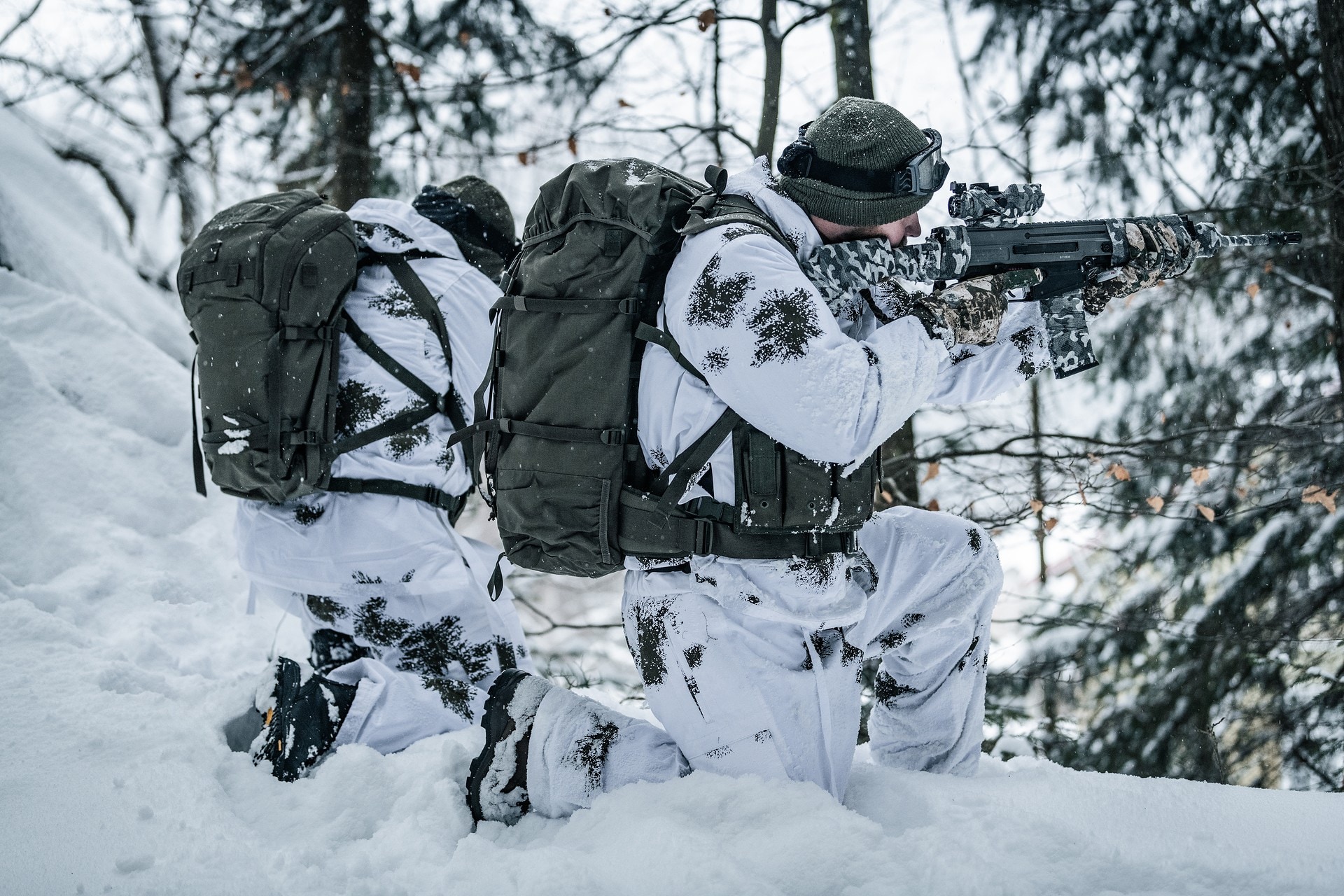 Strój maskujący Mil-Tec BW - Snow Camo