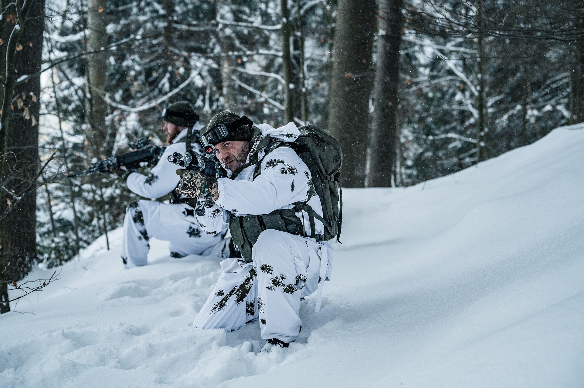 Strój maskujący Mil-Tec BW - Snow Camo