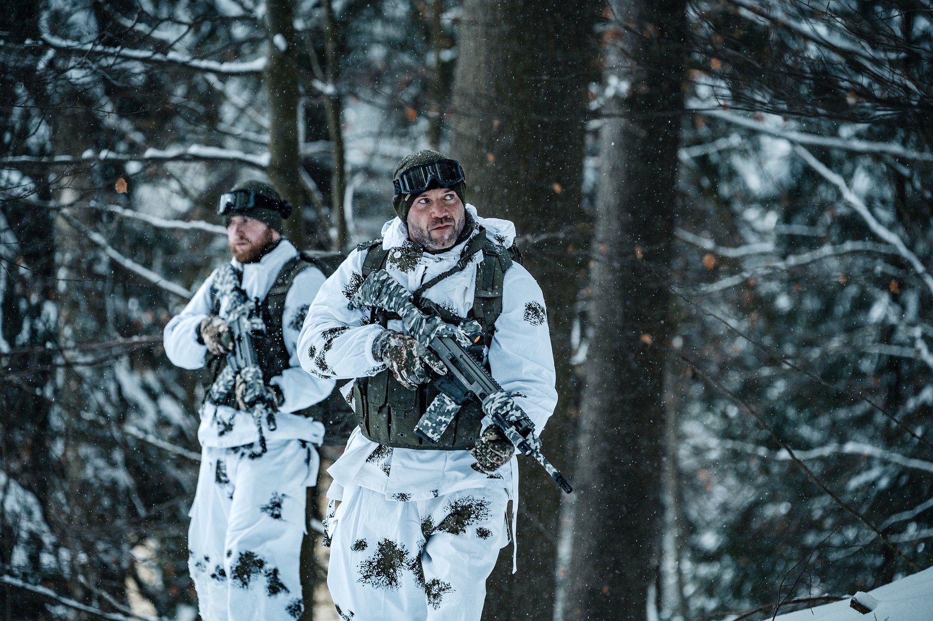 Strój maskujący Mil-Tec BW - Snow Camo