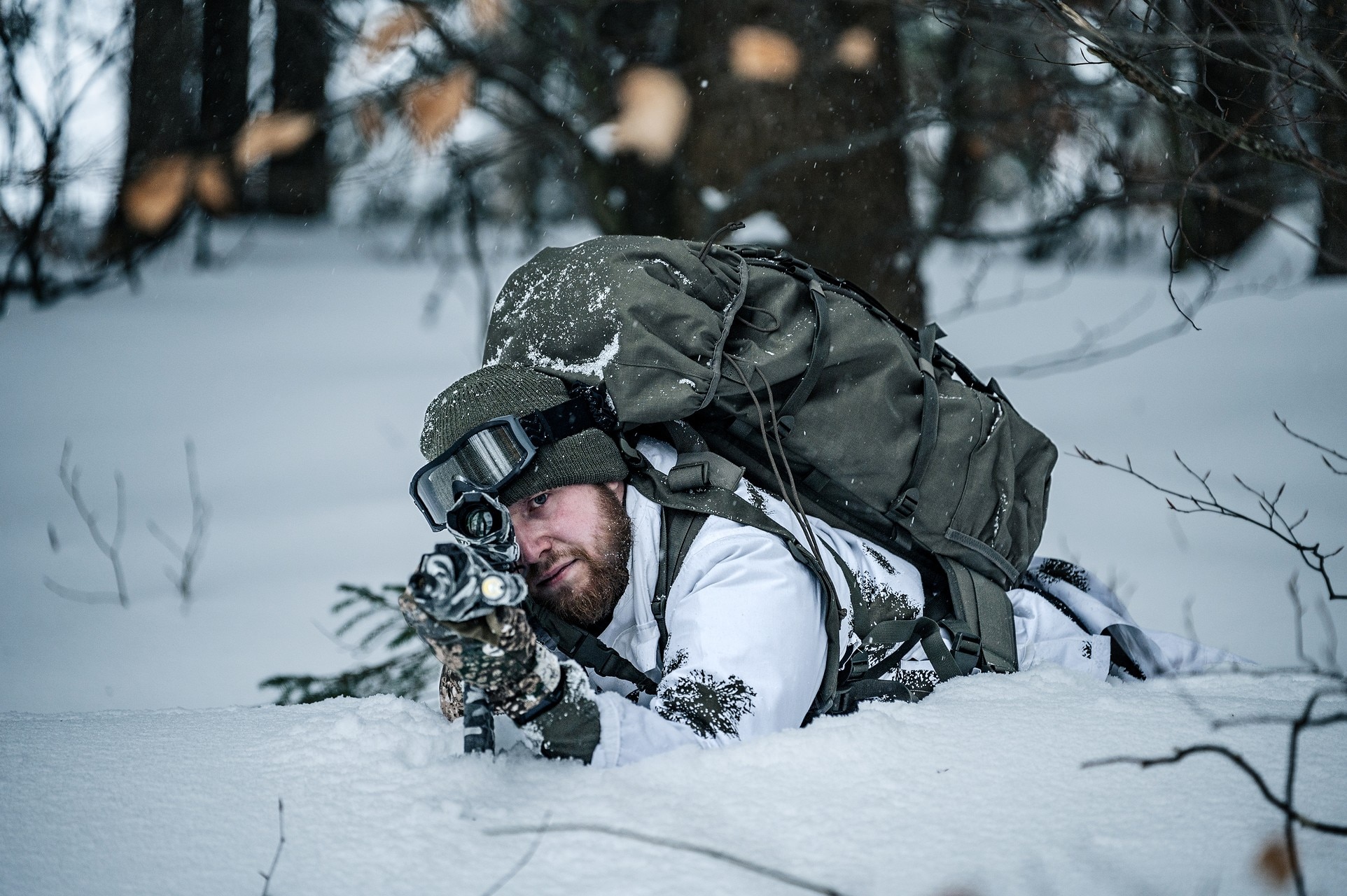 Strój maskujący Mil-Tec BW - Snow Camo