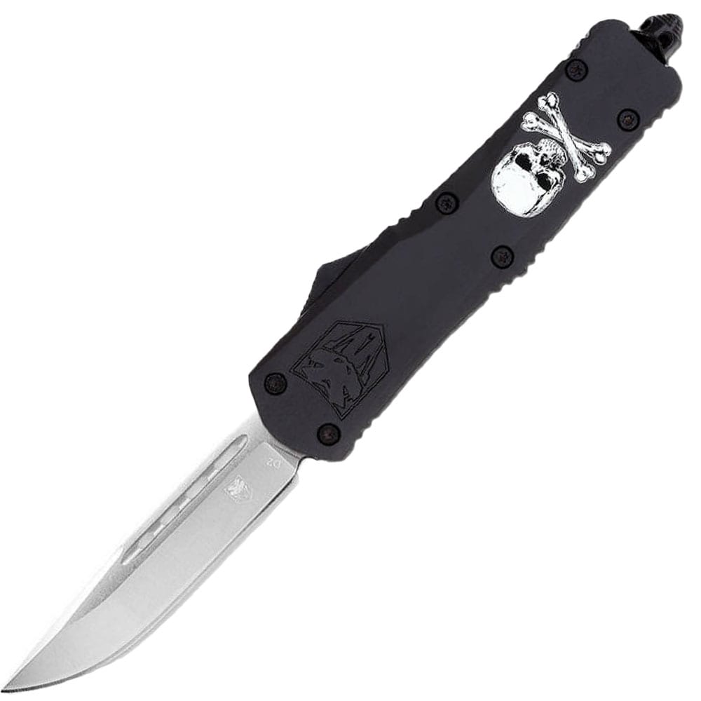 Пружинний ніж CobraTec OTF Large Jolly Roger Spring