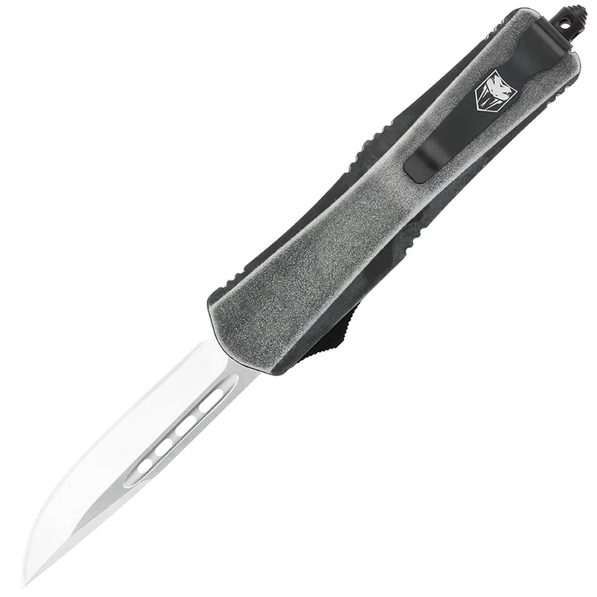 Nóż sprężynowy CobraTec OTF Medium - Stonewash