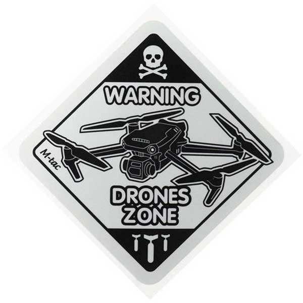 Наклейка M-Tac Drones Zone - чорна