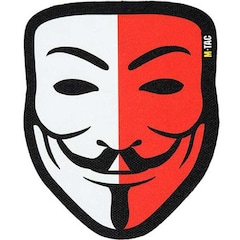 Naszywka M-Tac Anonymous - Black/Poland