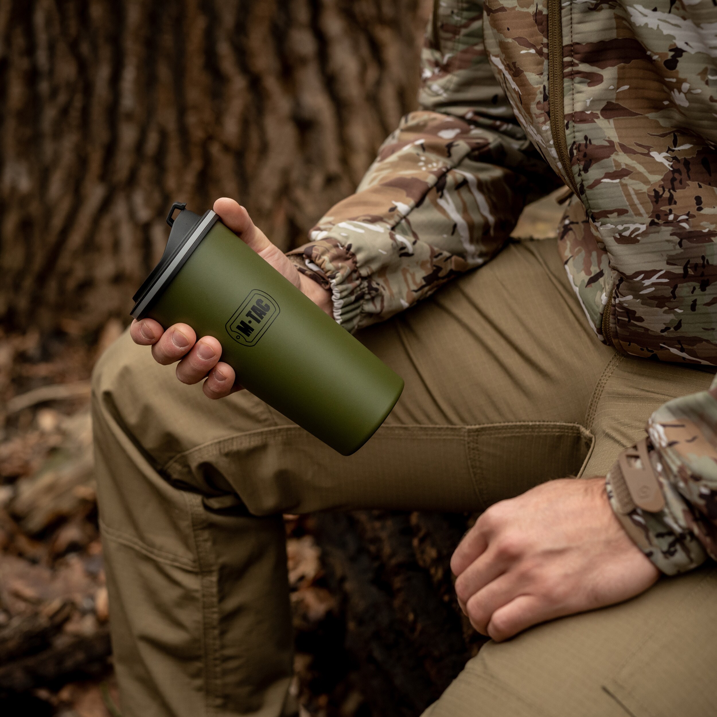 Kubek termiczny M-Tac 450 ml - Olive