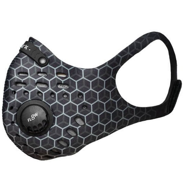 Maska antysmogowa Broyx Delta Hex Silver Black