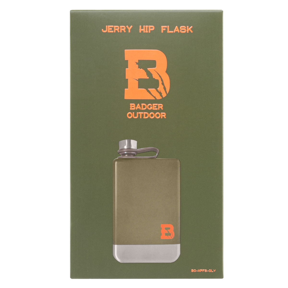 Piersiówka Badger Outdoor Hip Flask Jerry 266 ml - Olive