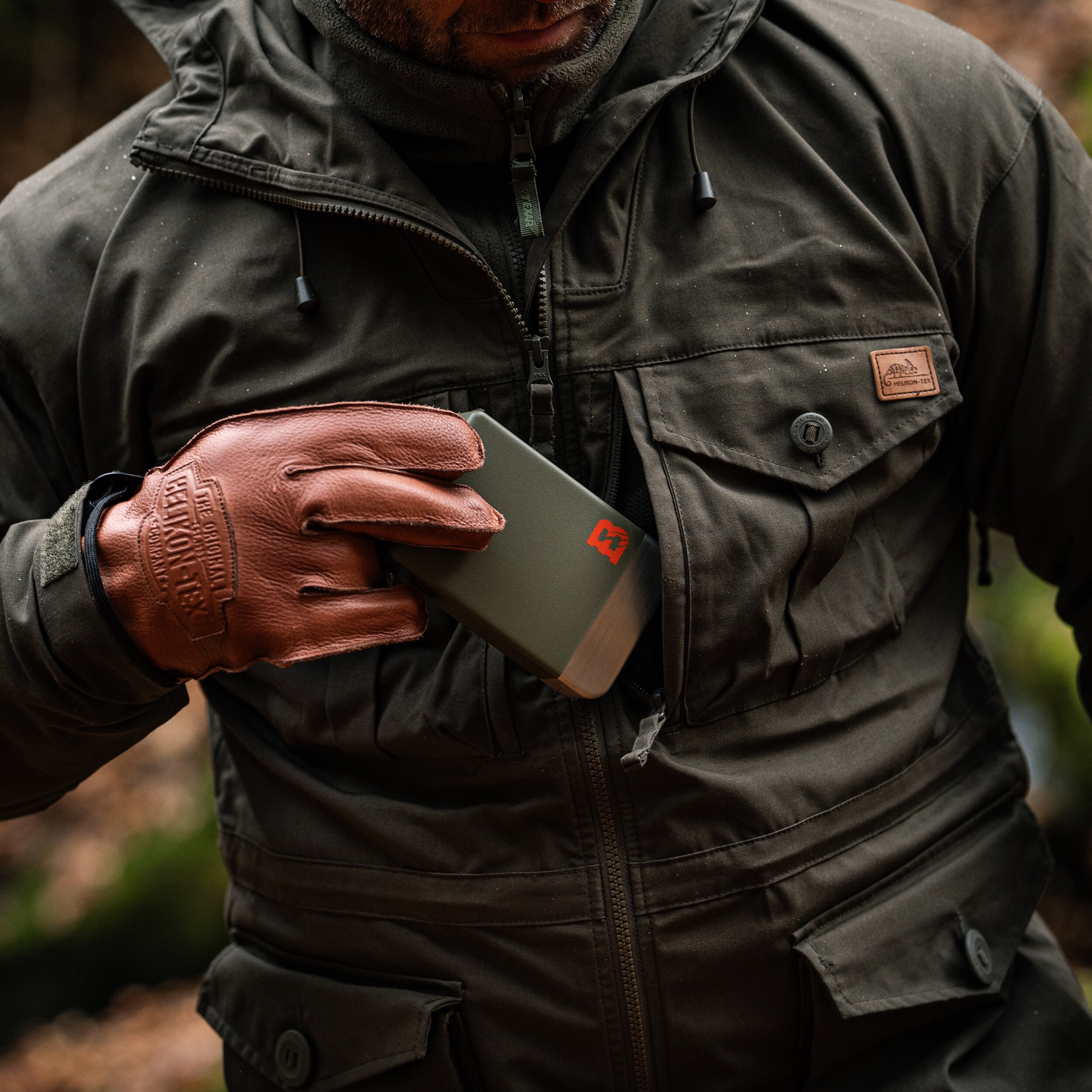 Piersiówka Badger Outdoor Hip Flask Jerry 266 ml - Olive