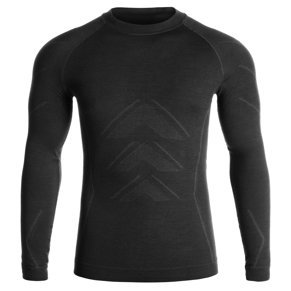 Термоактивна футболка FreeNord NordTrek Merino Tech Long Sleeve - Black