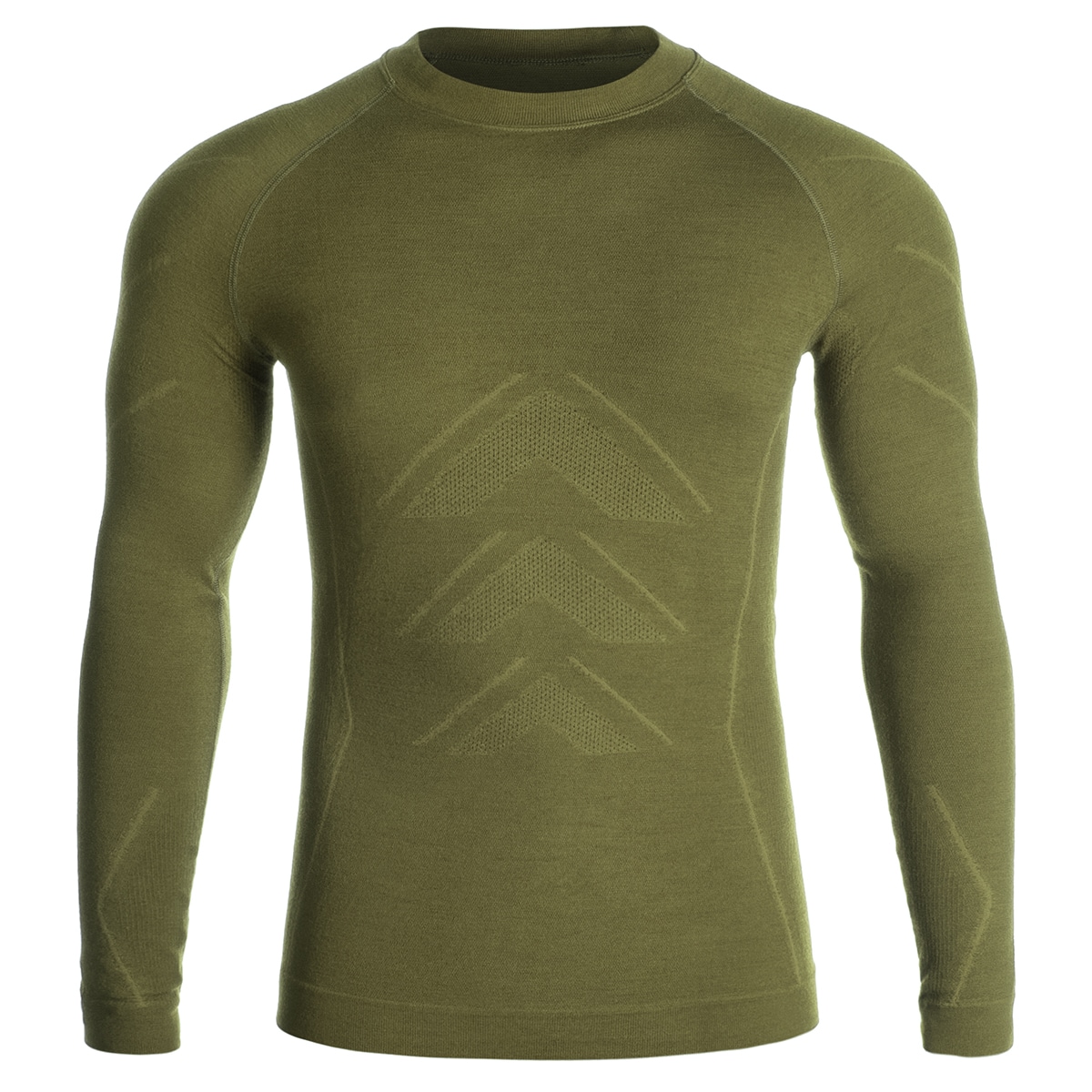 Термоактивна футболка FreeNord NordTrek Merino Tech Long Sleeve - Khaki