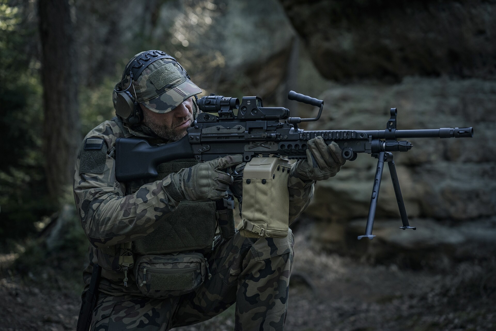 Тактичні рукавиці Texar Combat - wz.93 Pantera PL Woodland