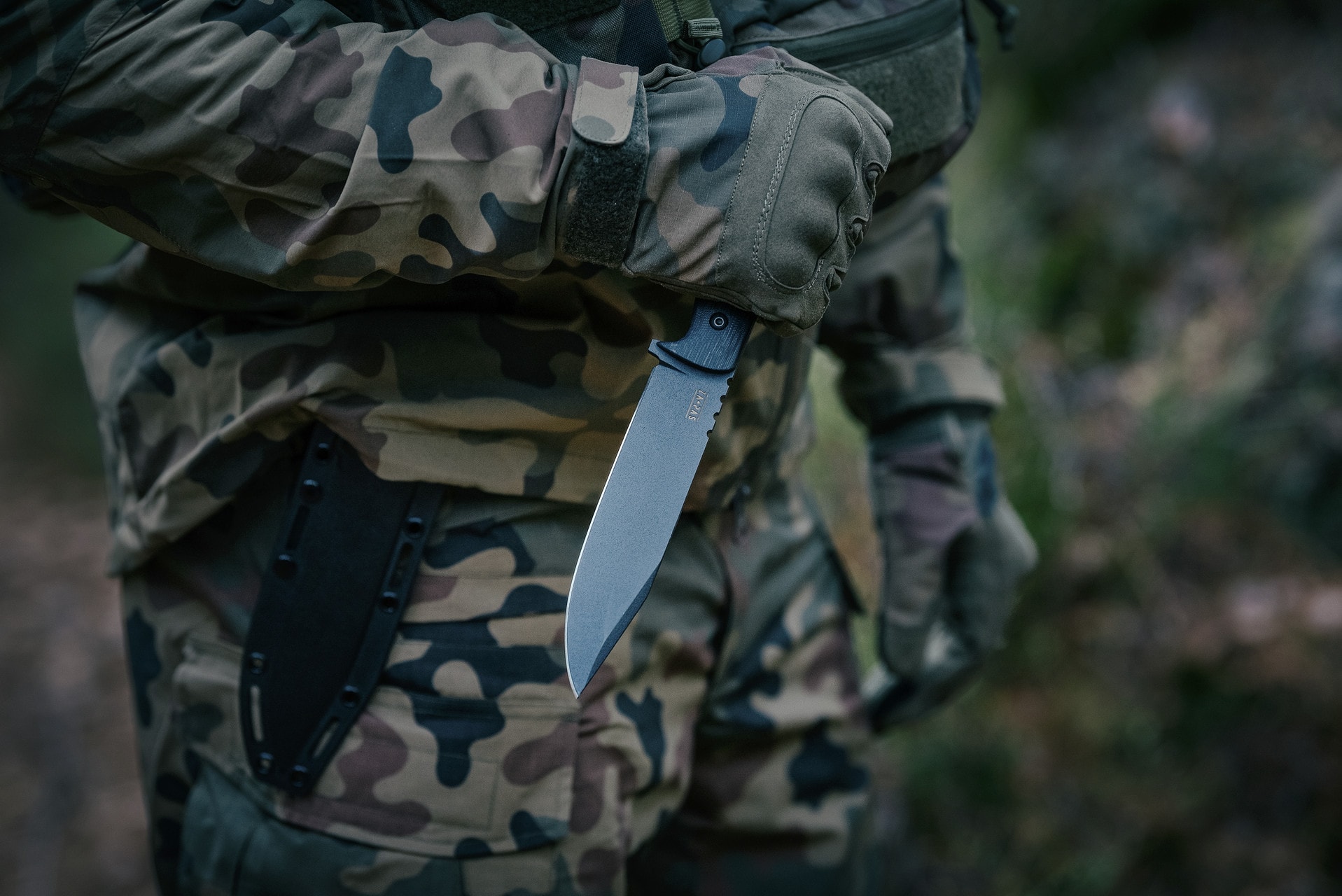 Тактичні рукавиці Texar Combat - wz.93 Pantera PL Woodland