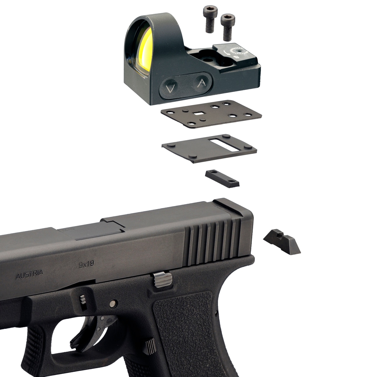 Кронштейн Delta Optical MiniDot HD для пістолетів Glock 9 мм