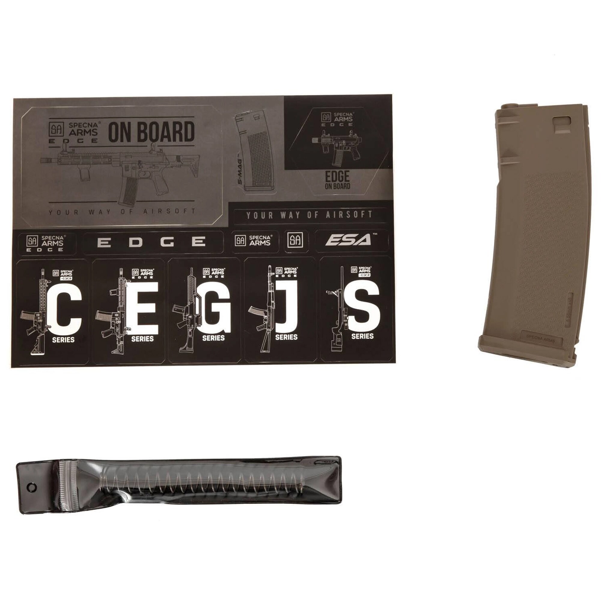 Karabinek szturmowy AEG Specna Arms SA-C07 CORE - Half-Tan 