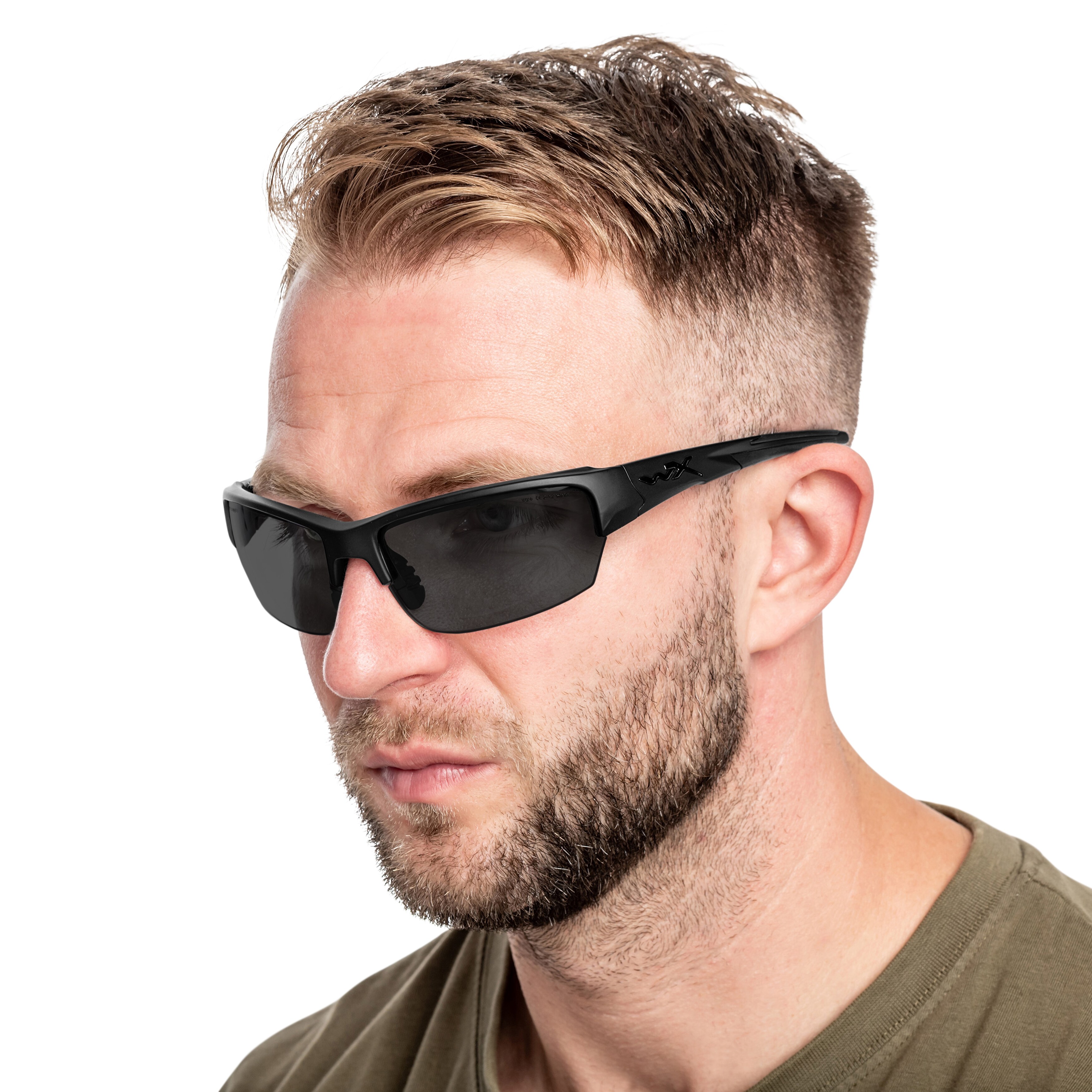 Okulary taktyczne Wiley X Saint Set 3in1 - Matte Black