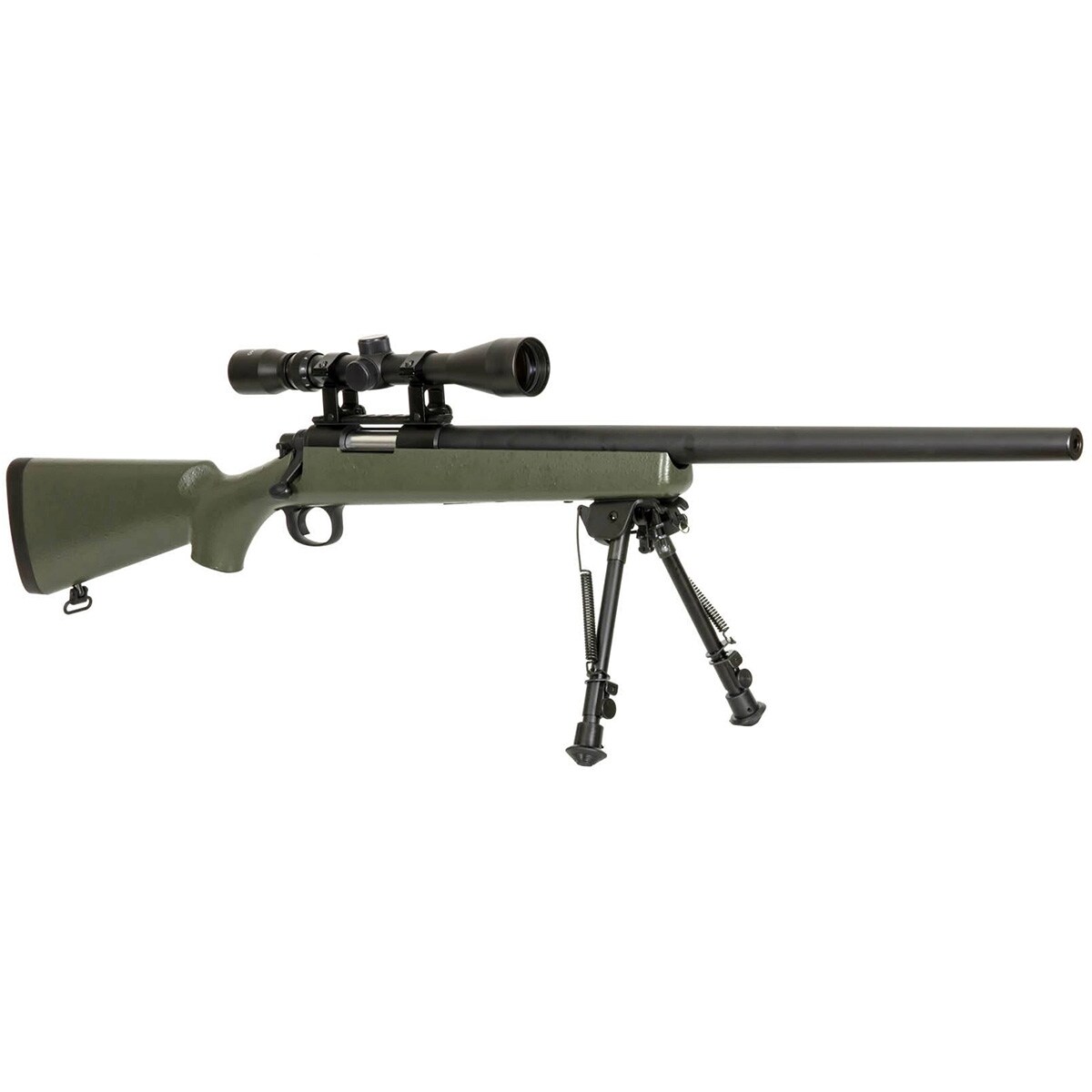 Снайперська гвинтівка ASG Snow Wolf VSR-10 з оптичним прицілом та сошкою - Olive
