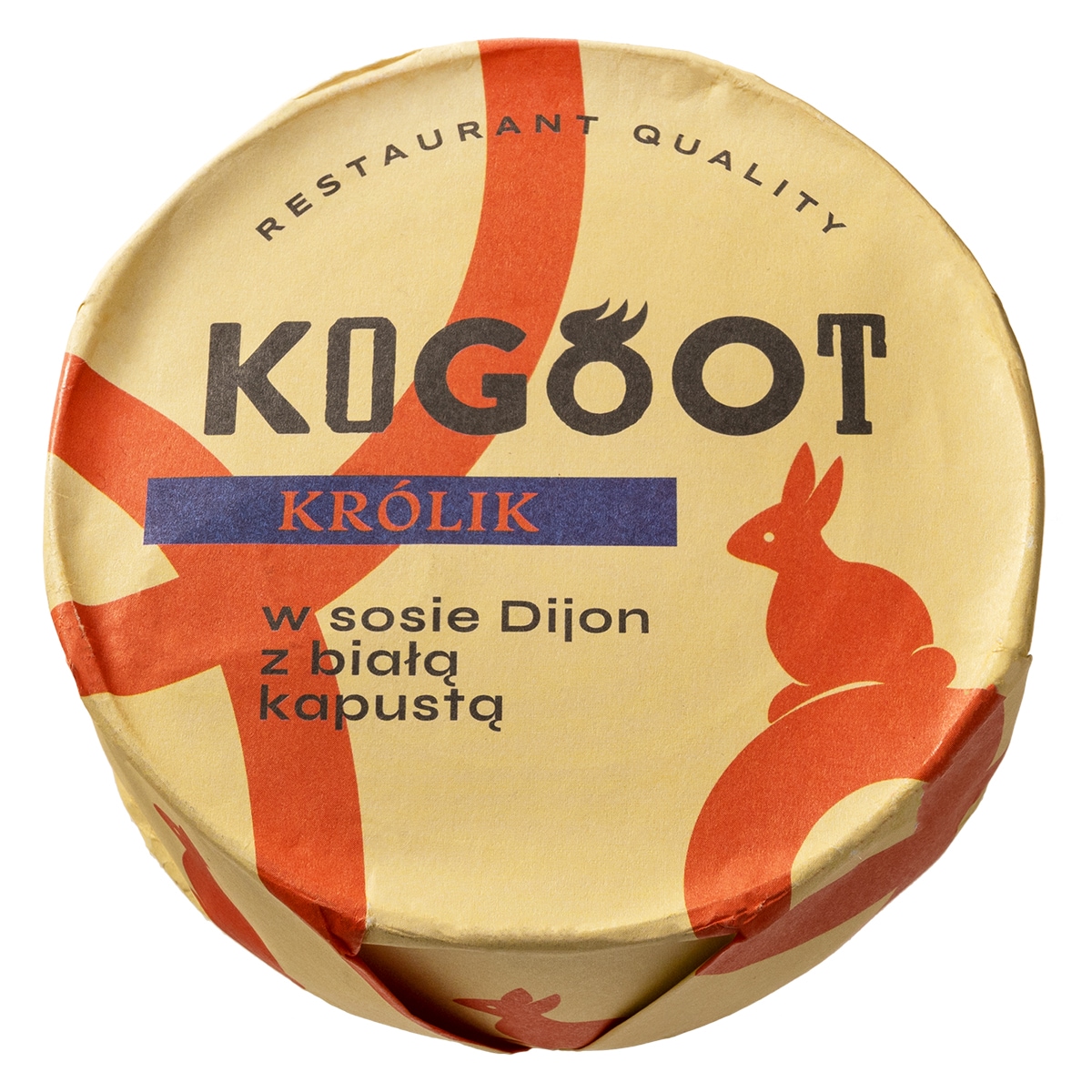Консерви Kogoot - Кролик в соусі діжон з білокачанною капустою