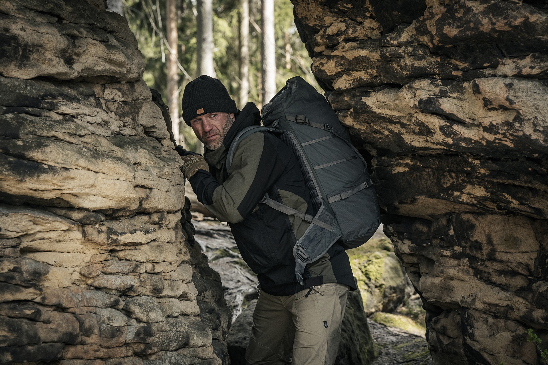 Czapka Helikon Merino Wanderer - Black
