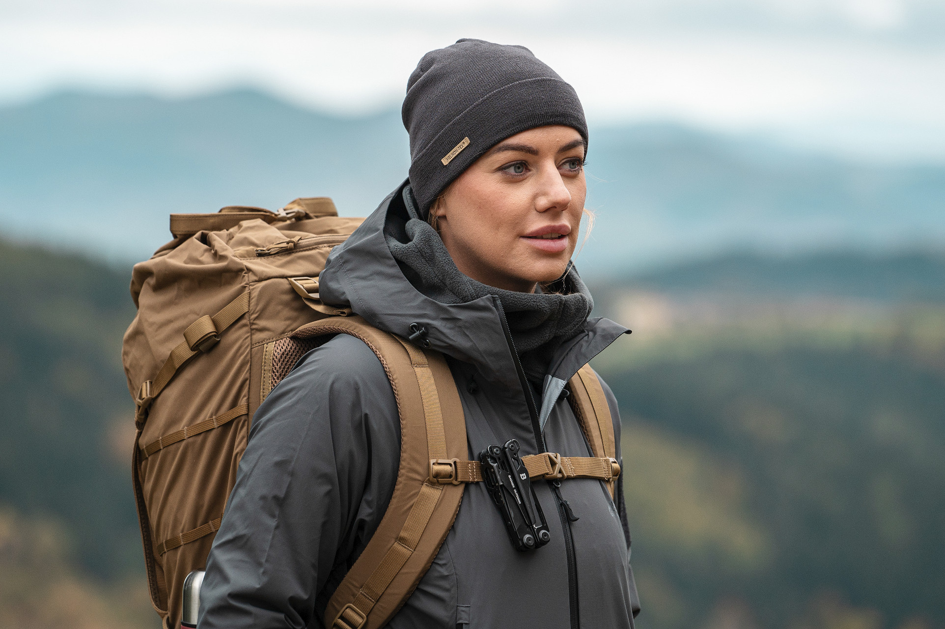 Czapka Helikon-Tex Winter Merino Beanie - Shadow Grey