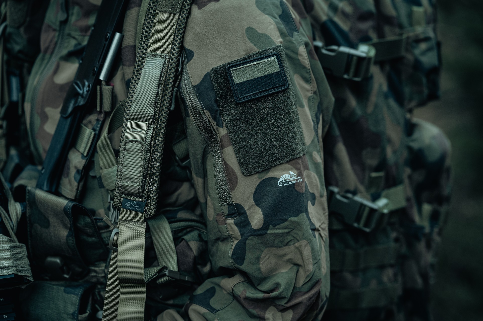 Zawieszenie taktyczne Helikon 2-punktowe - Olive Green