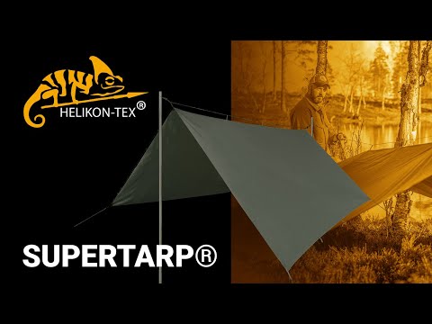 Płachta biwakowa Helikon Supertarp - PL Woodland wz.93