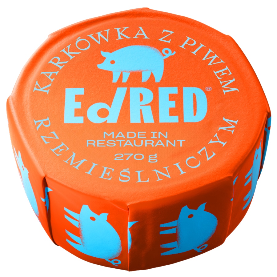 Żywność konserwowana Ed Red - karkówka z piwem rzemieślniczym 270 g