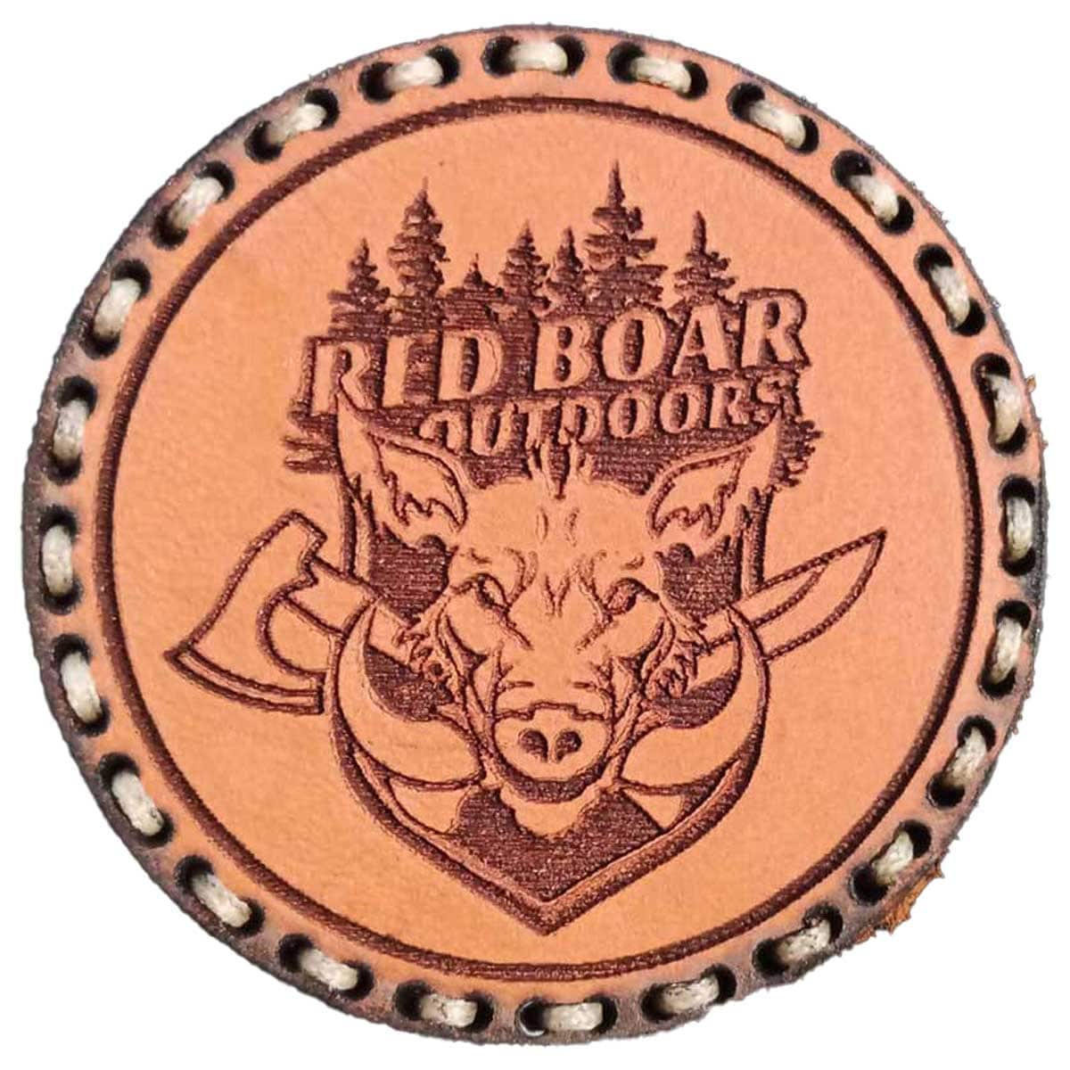 Шкіряна нашивка Tigerwood - Red Boar Outdoors  - Light Brown
