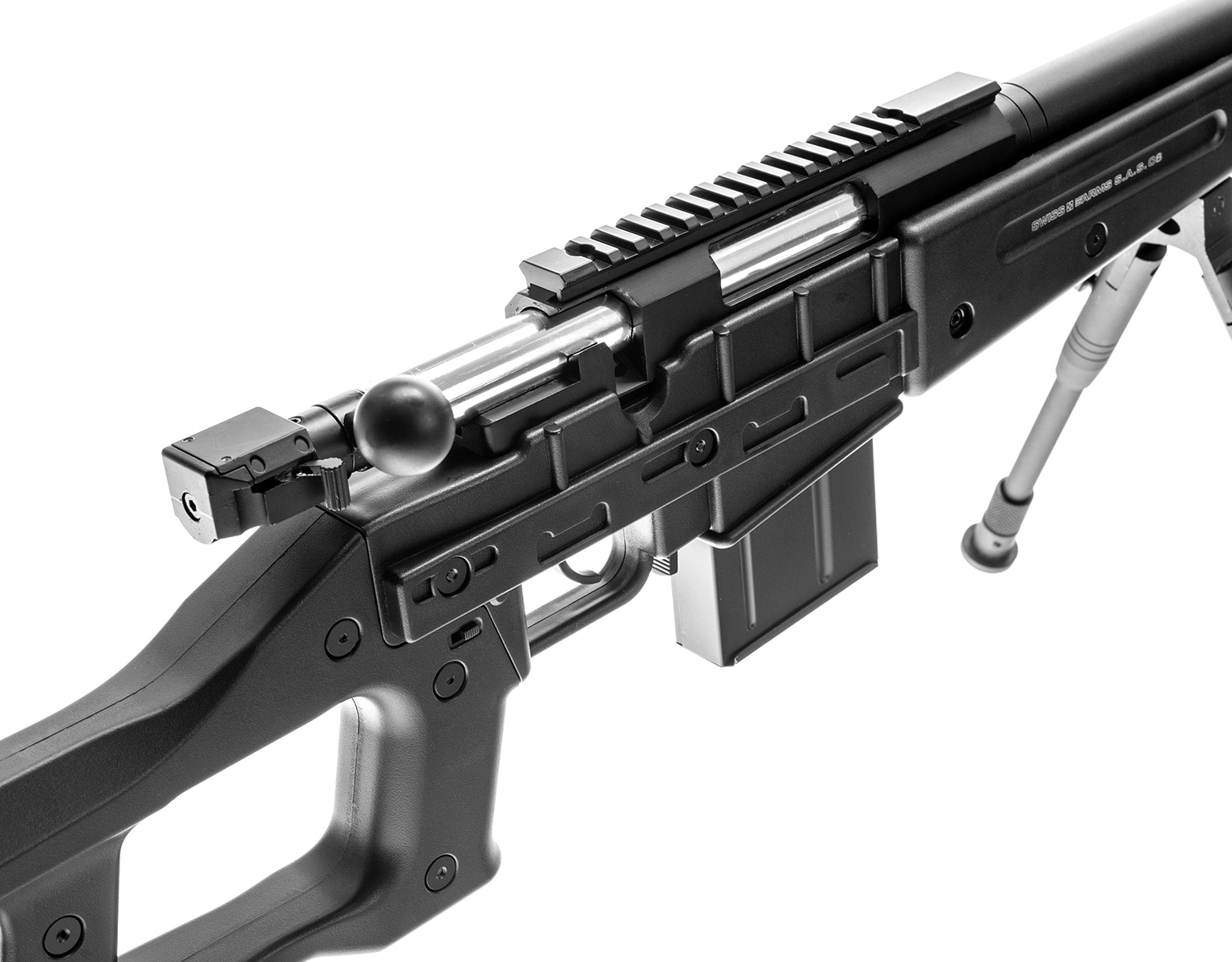 Karabin snajperski ASG Swiss Arms SAS 08 - black