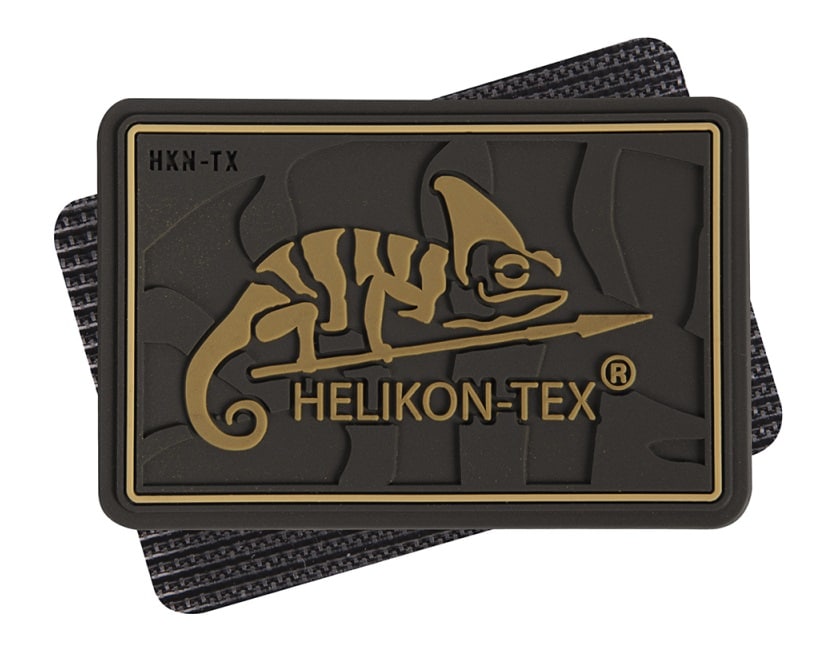Emblemat Helikon-Tex Logo PVC Coyote