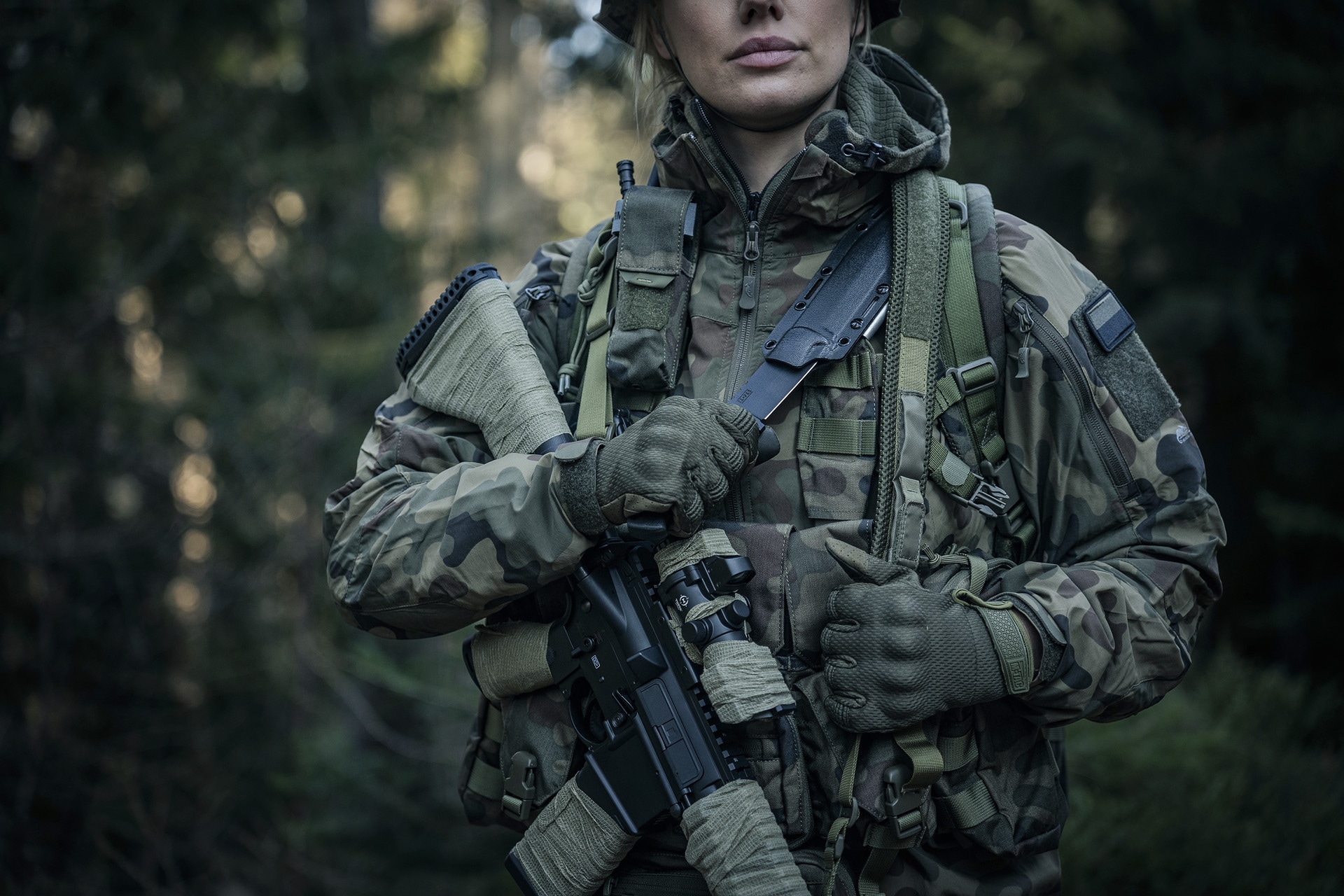 Taśma maskująca Mil-Tec 50 mm/4,5 m - Olive