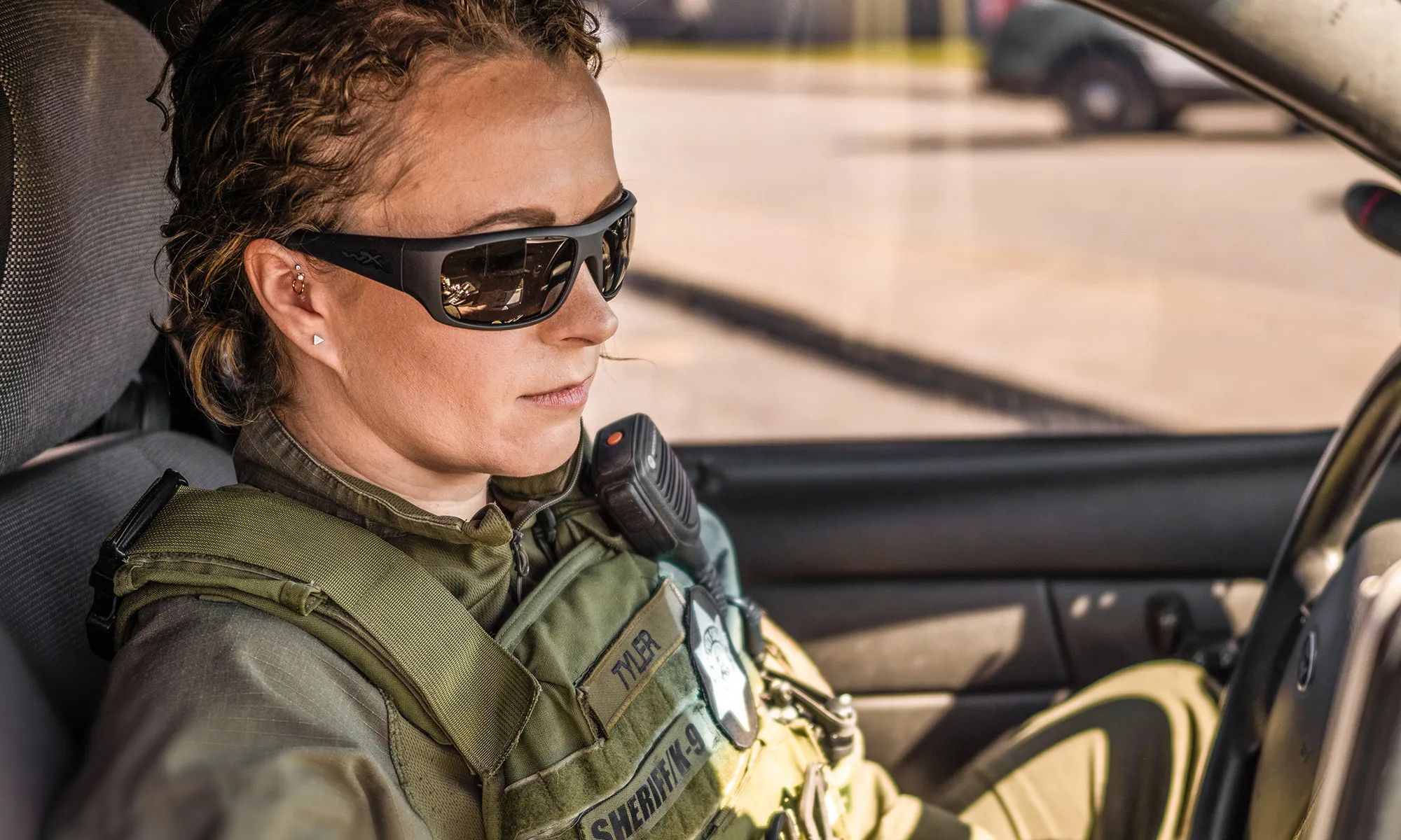 Okulary taktyczne Wiley X Omega Smoke Grey - Matte Black