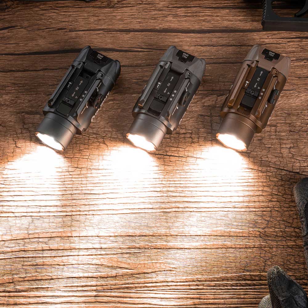 Latarka na broń Olight PL-3 Valkyrie Gunmetal Grey - 1300 lumenów