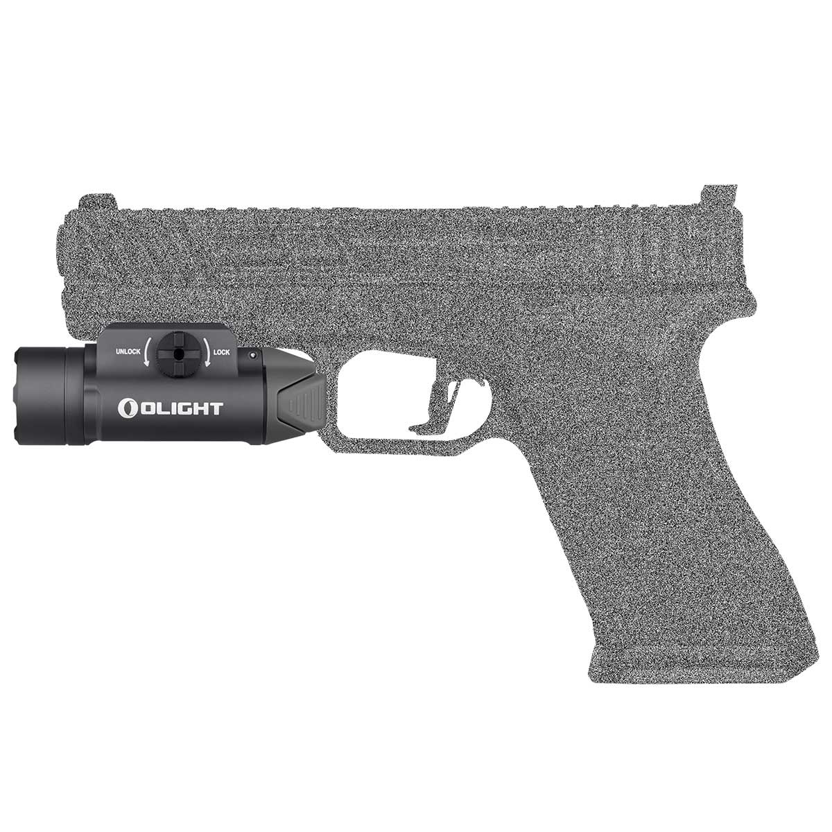 Latarka na broń Olight PL-3 Valkyrie Gunmetal Grey - 1300 lumenów