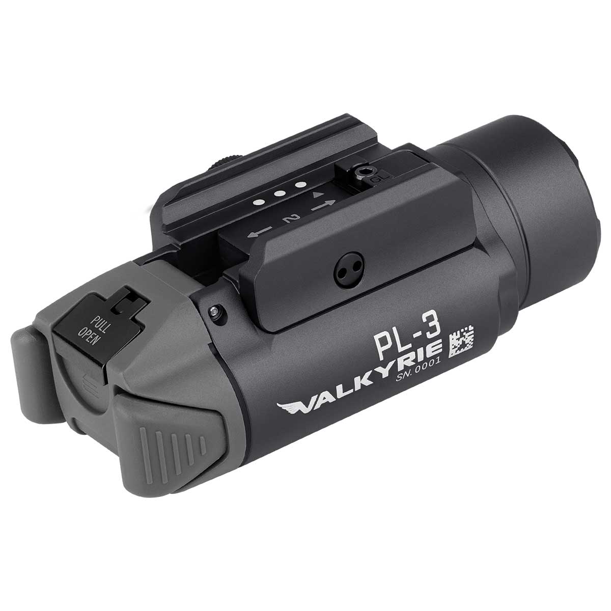 Latarka na broń Olight PL-3 Valkyrie Gunmetal Grey - 1300 lumenów