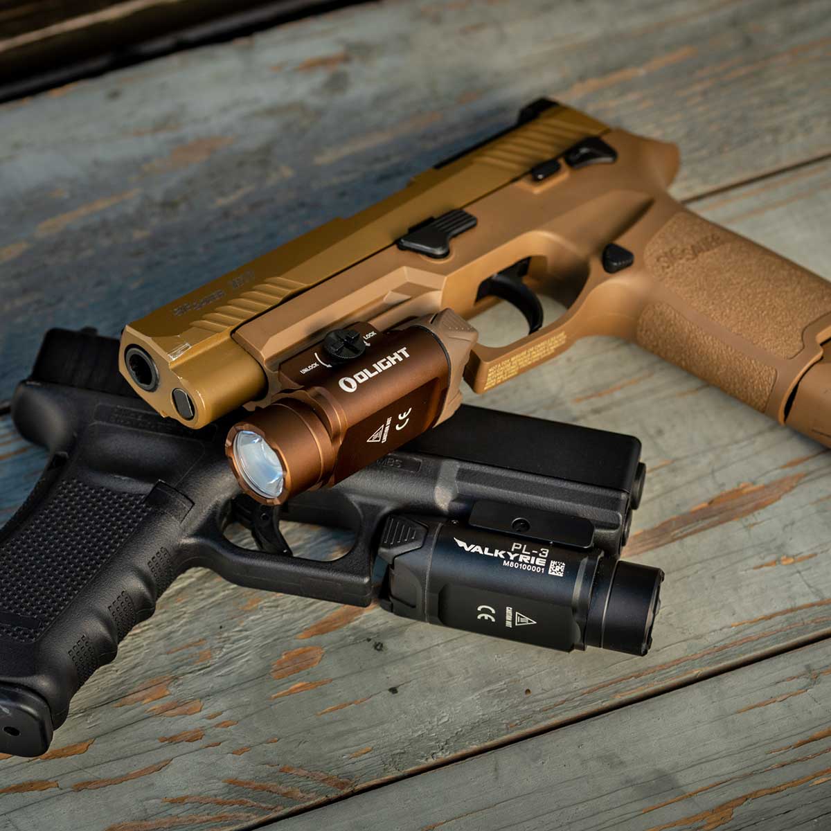 Ліхтарик на зброю Olight PL-3 Valkyrie Gunmetal Grey - 1300 люменів