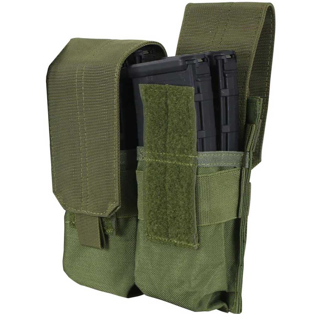 Podwójna ładownica Condor Double M4/M16 Mag Pouch - Olive Drab