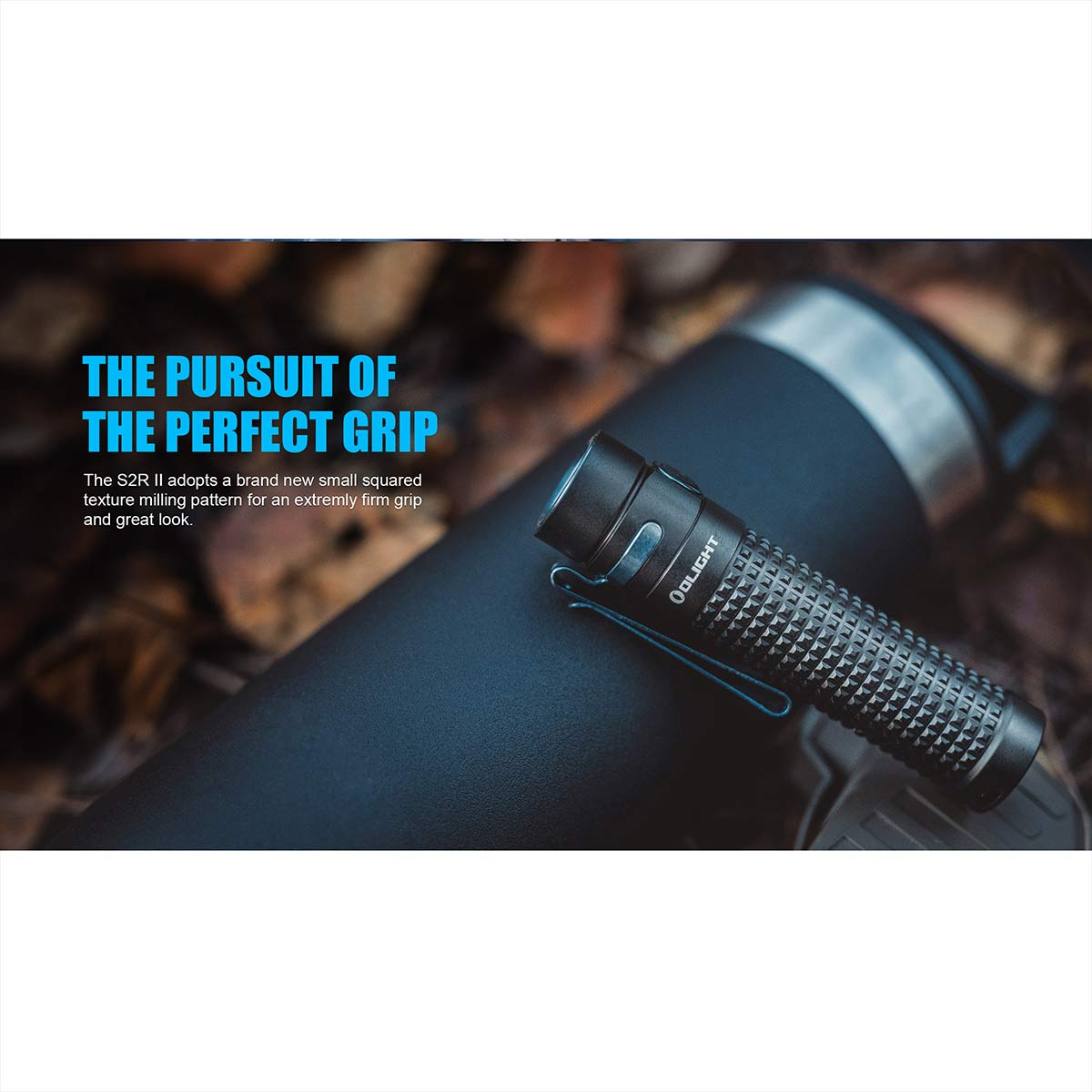 Акумуляторний ліхтарик Olight S2R II Baton Black - 1150 люменів