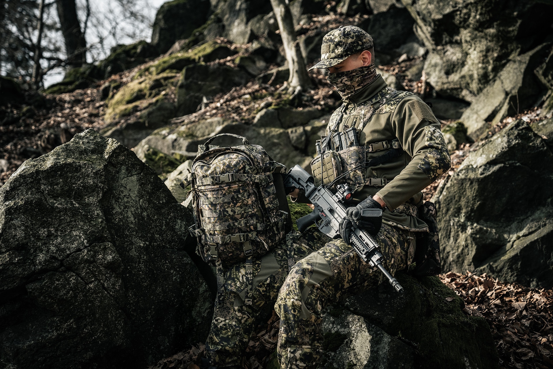 Kamizelka taktyczna typu Chest Rig Maskpol - MAPA