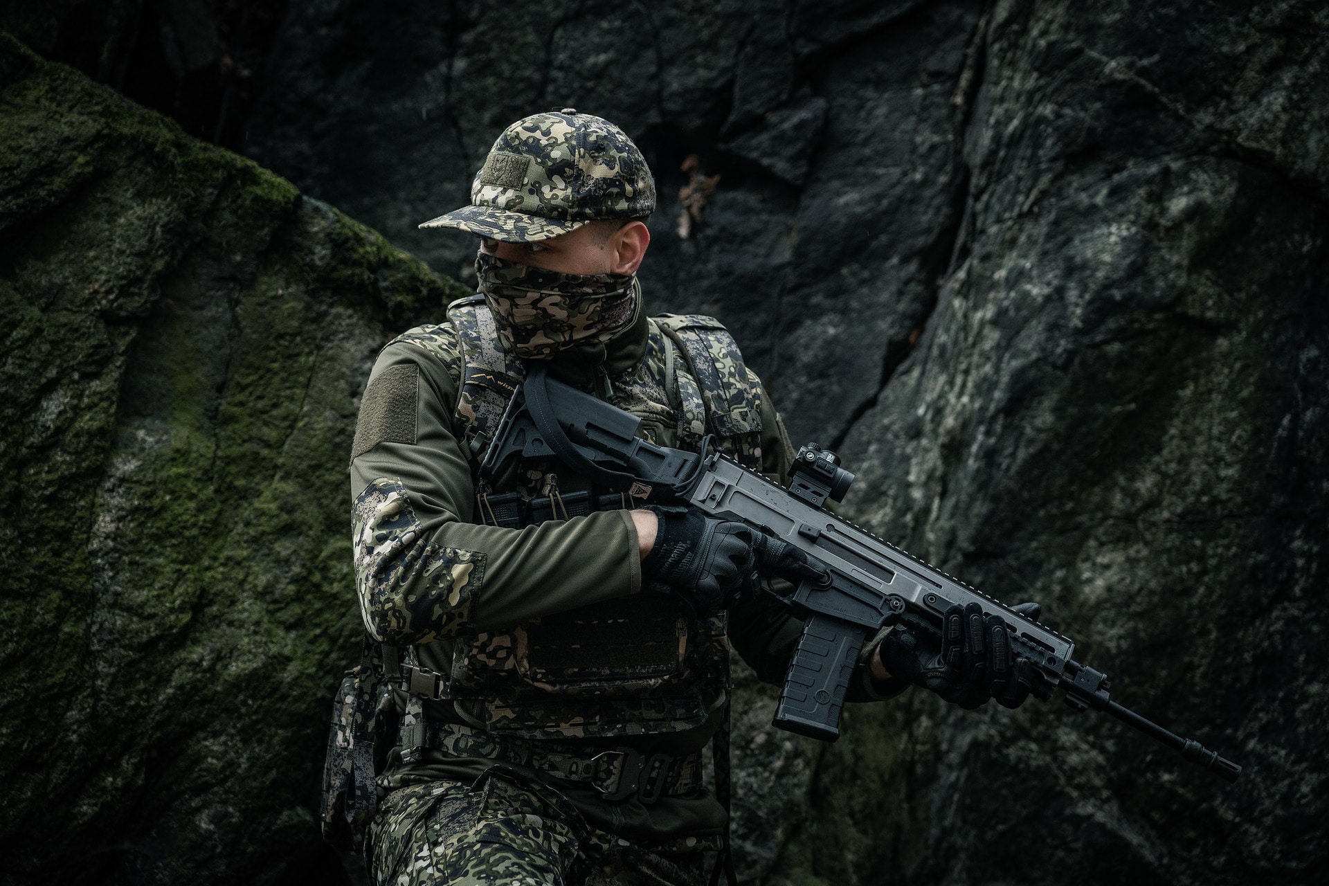 Kamizelka taktyczna typu Chest Rig Maskpol - MAPA