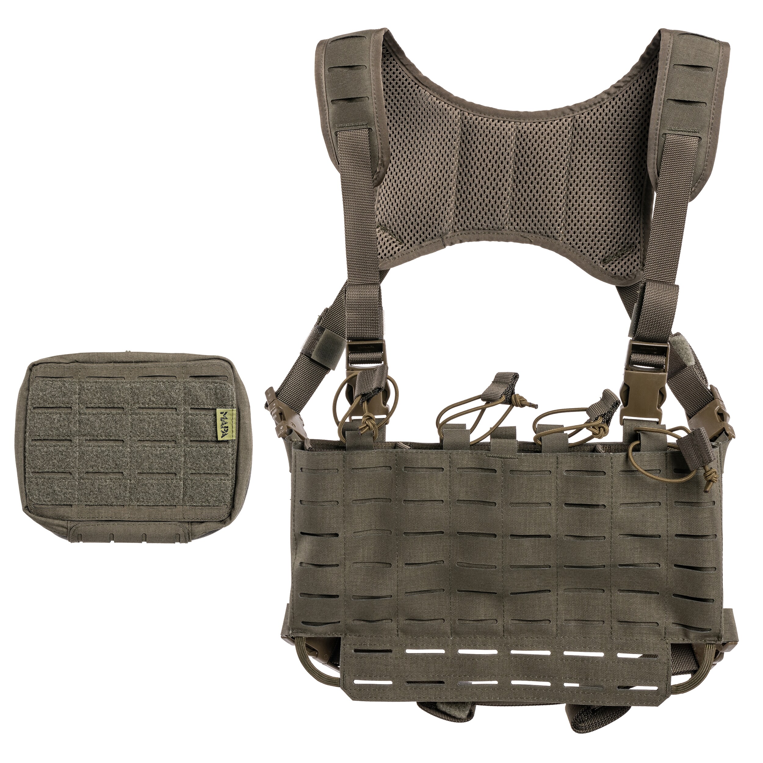 Kamizelka taktyczna typu Chest Rig Maskpol - Ranger Green