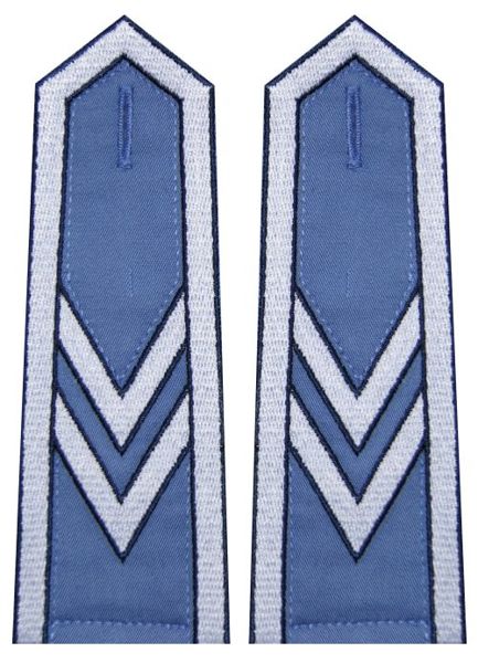 Сині пагони для сорочки пенітенціарної служби - старший сержант - вишивка