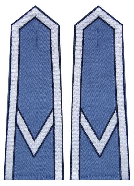 Pagony niebieskie do koszuli Służby Więziennej - sierżant (haft)