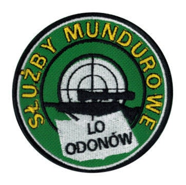 Наплічна шкільна емблема „Służby Mundurowe LO Odonów”