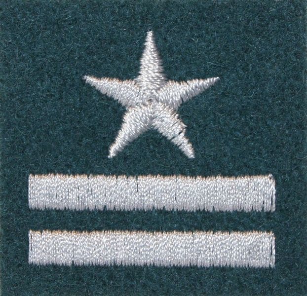 Військове звання на берет Міністерства Національної Оборони Війська Польського зелений – Майор