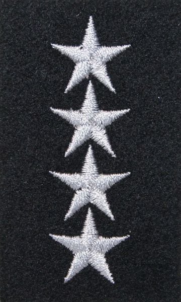 Військове звання на берет Війська Польського чорний – старший штабний хорунжий