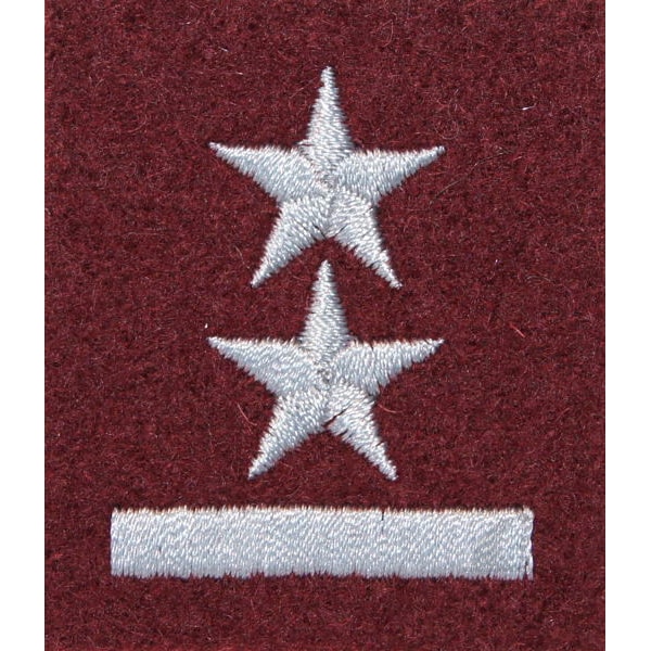 Військове звання на берет Війська Польського бордовий – підпоручник