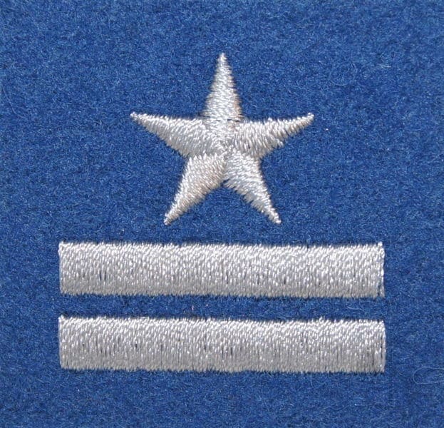 Військове звання на берет Війська Польського синій – майор