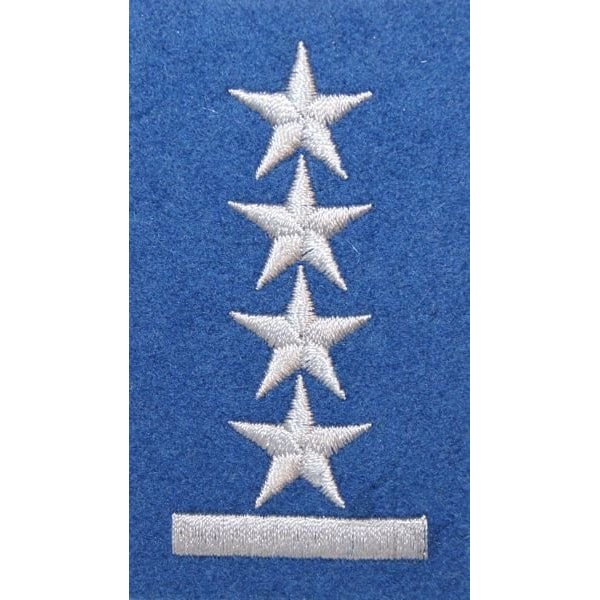 Stopień na beret WP (niebieski / haft) - kapitan