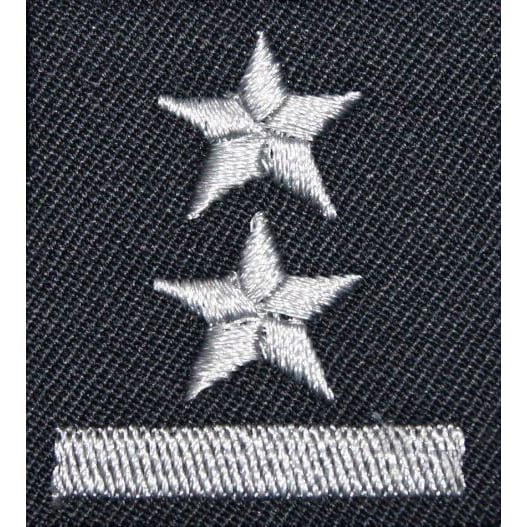 Військове звання на пілотку сталевого кольору - підпоручник 